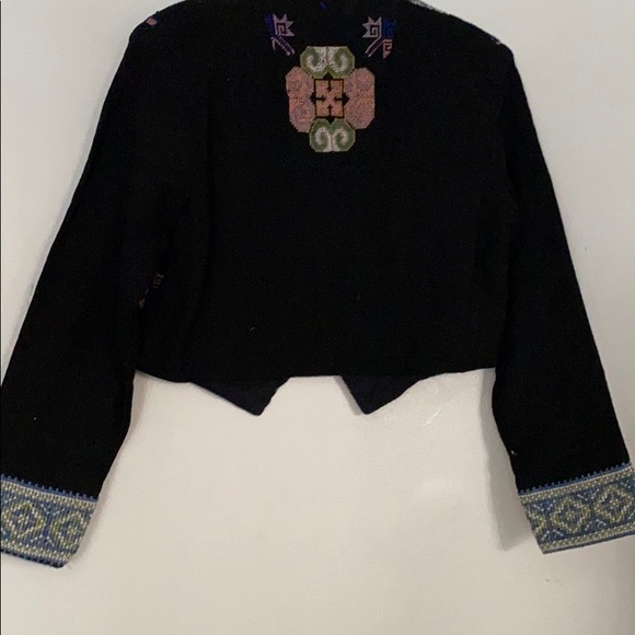 Vintage Cropped blazer embroidered - Picture 3 of 3
